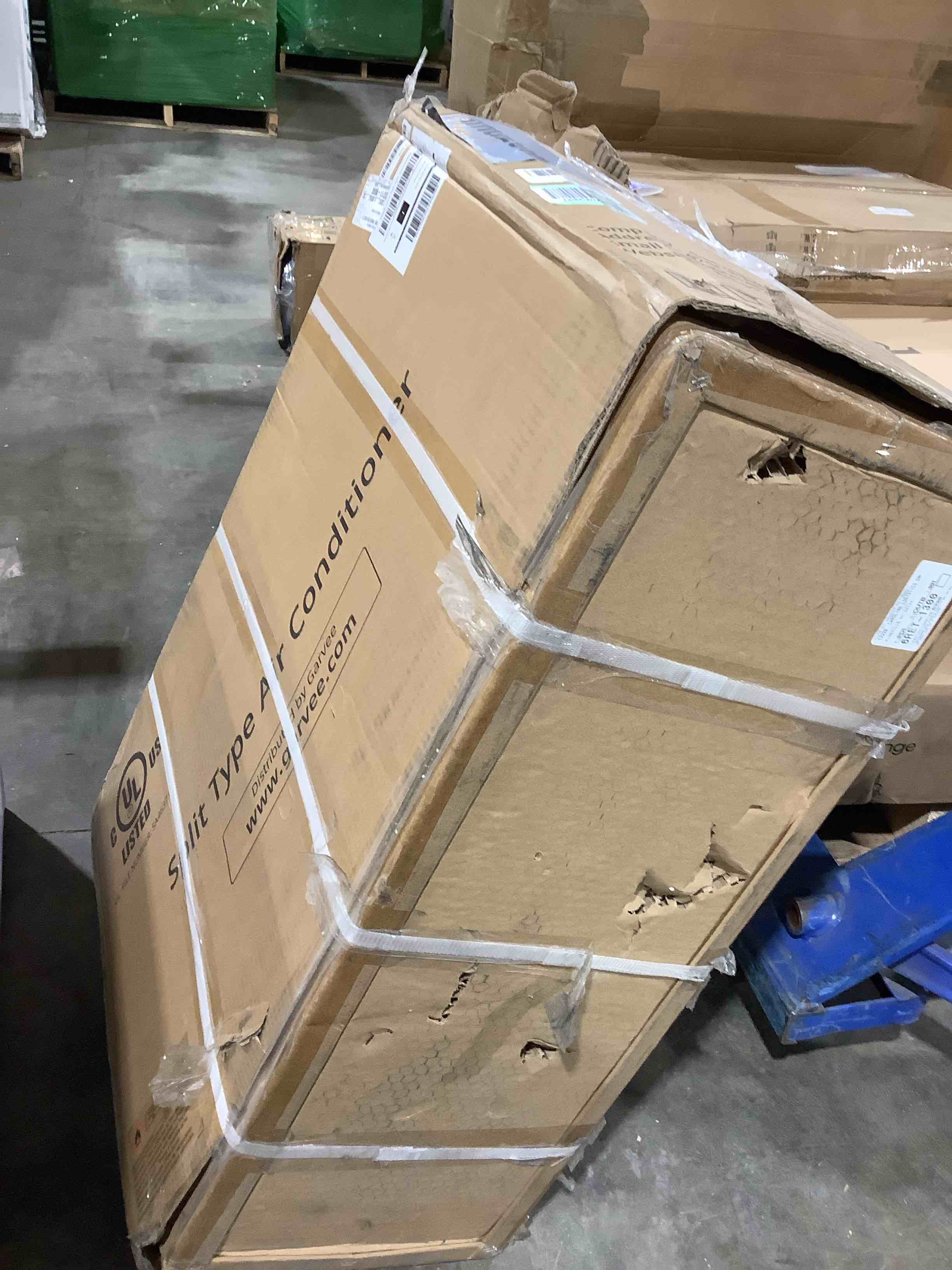 Condition photo showing Good Condition for Garvee split type air conditioner SA46371, incomplete