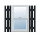 Elena Millworker lifetime vinyl LS3S12X06700BL standard 3 board spaced vinyl shutters
