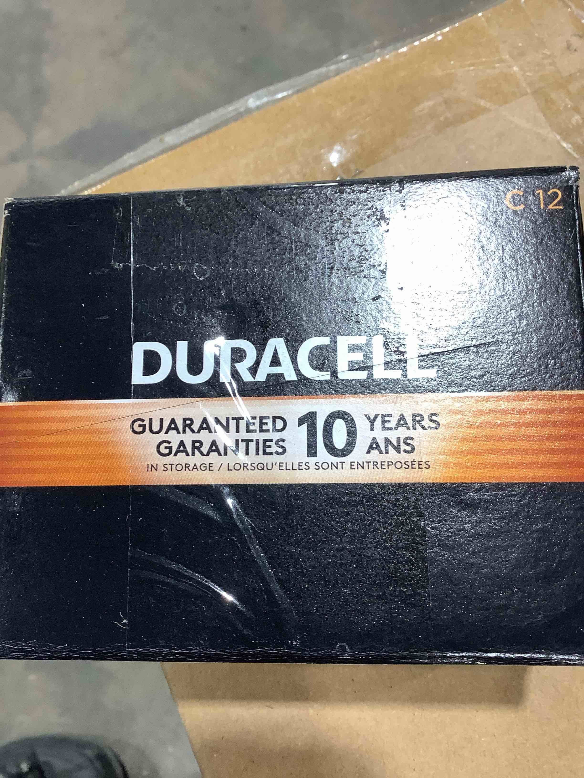 Condition photo showing New/Like New for Duracell Coppertop Battery C Cell Bulk 12 Per Case