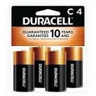 Duracell Coppertop C Batteries - 4pk Alkaline Battery: Household Use, 1.5V Output
