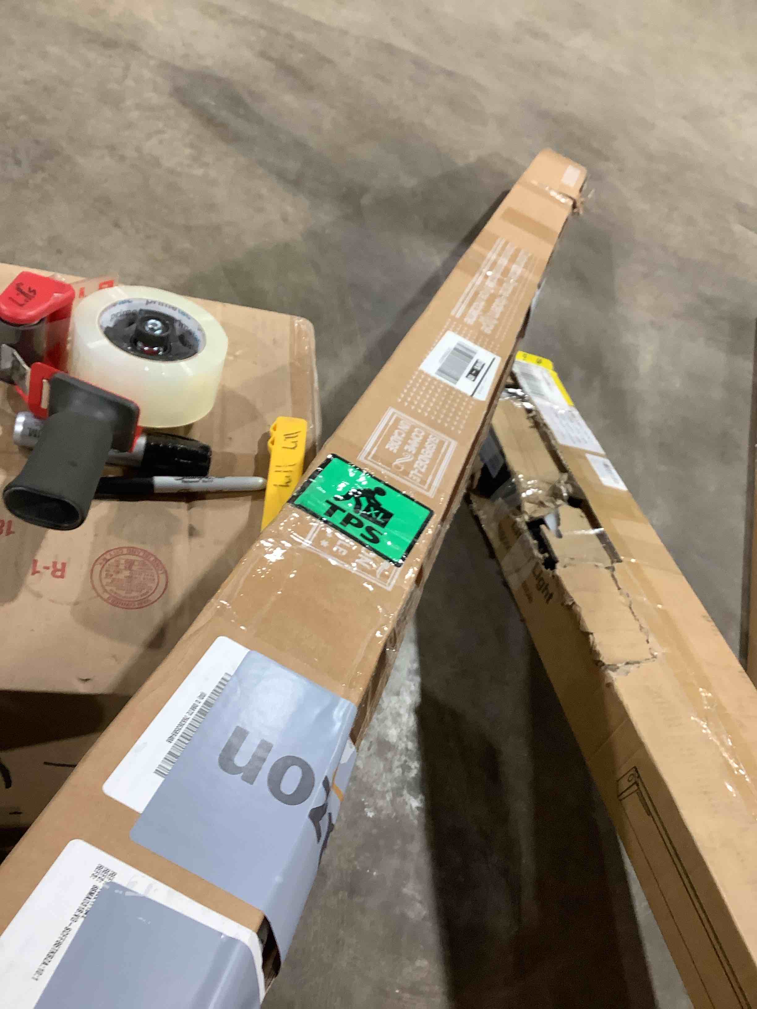 Condition photo showing Good Condition for Samsung 85” The Frame Customizable Bezel (2025 Model), Magnetic, Quick and Easy Installation, VG-SCFF85TKBZA, Modern Teak 85 Inch Pro Modern Teak Customizable Bezel Only