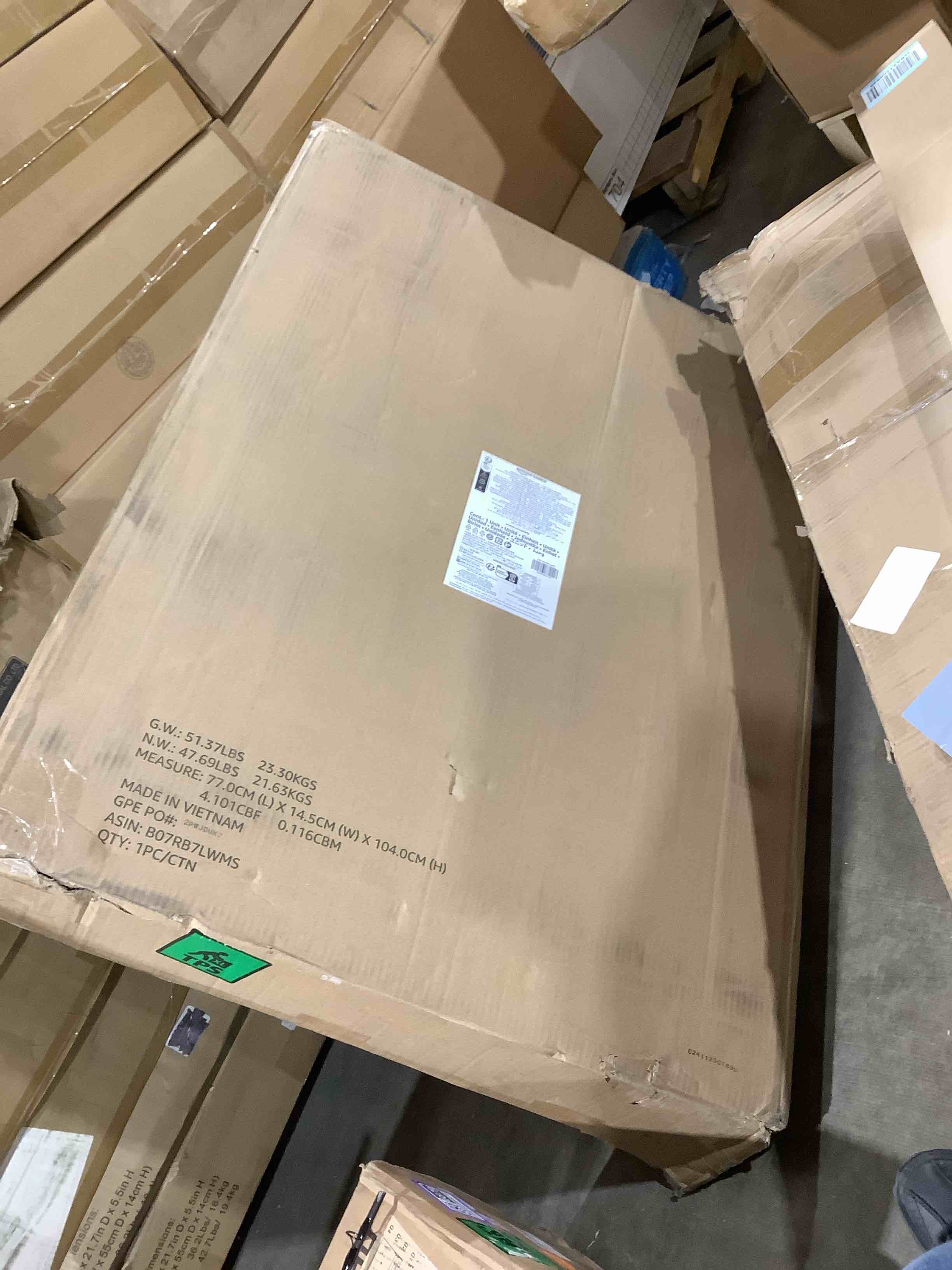 Condition photo showing Good Condition for Amazon Basics Bed Frame with Storage, Foldable Metal Platform, Sturdy Steel, No Box Spring Needed, 18 Inches High, Tool-Free Setup, Queen Size, Black