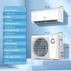 Garvee mini split air conditioner, two boxes, SAC12-s22