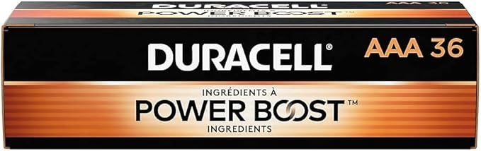 Duracell power boost AAA 36 count batteries