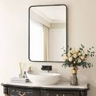 St. Daubourg aluminum mirror black 24" x 36".