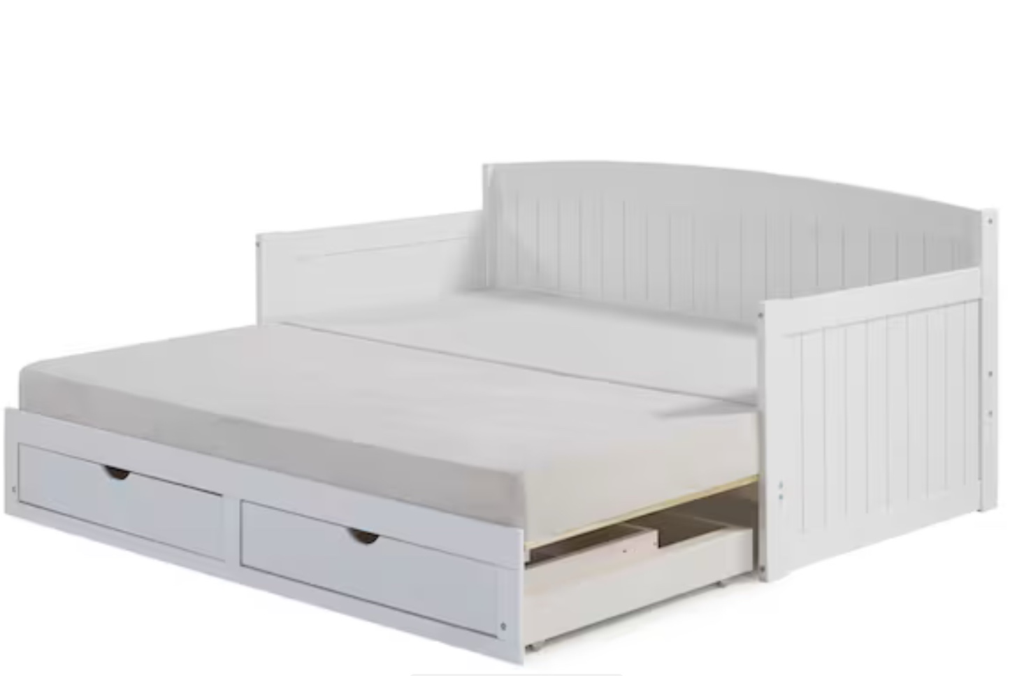 White Trumble bed, incomplete 