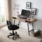 JJS Wood Home Office Writing/Computer Desk with Drawers in Oak