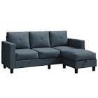 Degnan 76.4 inch upholstered sofa chase, incomplete 