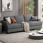 BROOKLINGTON upholstered sofa, model X3891grey