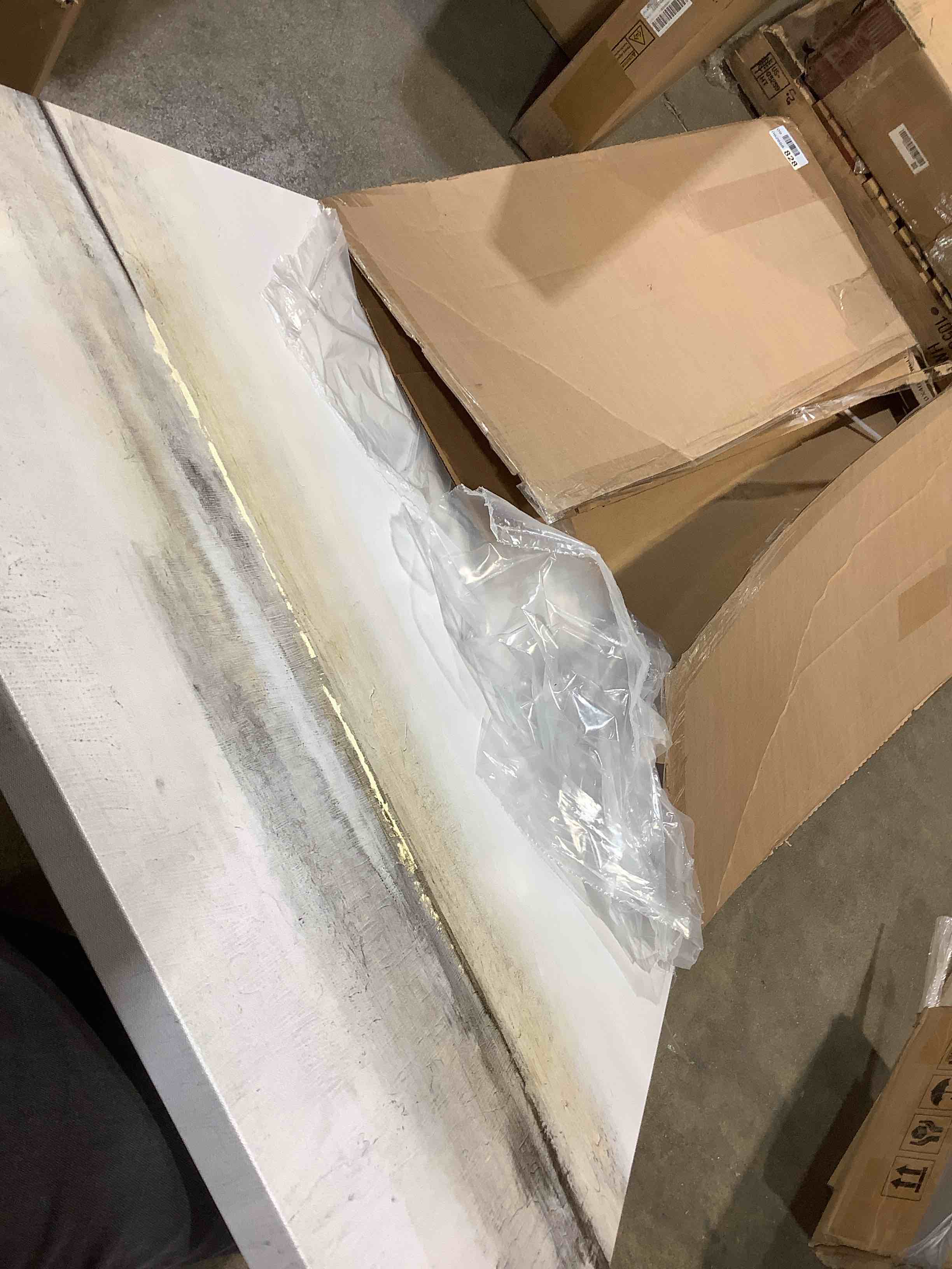 Neutral neutral, glow painting, printing print