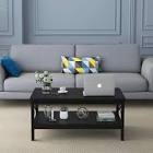 O'Kean 39 inch rectangular coffee table with storage for living room