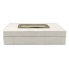 Rectangular decorative box with lid for home decor, elegant, keeps