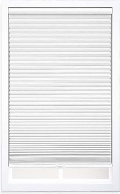 Allen Roth cellular out 1.5 inch cordless shade, white 35"x64"