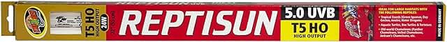 Zoo Med ReptiSun 5.0 HO T5 UVB Lamp 22" L 24 Watts