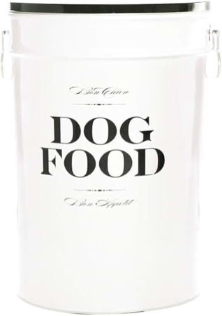 harry barker bon chien dog food storage canisters, large 40lbs of food