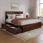 madison solid wood platform bed, incomplete 