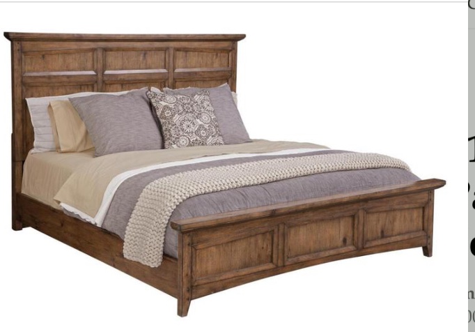 Oakdale King panel footboard, incomplete 