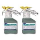 Crew restroom, floor, and surface non-acid disinfectant cleaner, two bottles 1.58 quart
