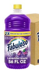 fabuloso® multi-purpose cleaner  2x concentrated formula  lavender scent  56 fl oz