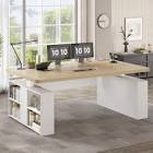 63 inch executive standing desk with storage