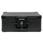 Honeywell - .24 Cu. Ft. Fire- and Water-Proof Lite Weight-Proof Chest Safe with Key Lock - Black