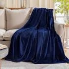 Blue blue plush blanket