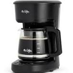 mr. coffee 12-cup programmable coffee maker black: stainless steel drip machine, dishwasher-safe, electric, paper filter