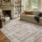 Devilla Machine, washable oriental rug 1' x 8'