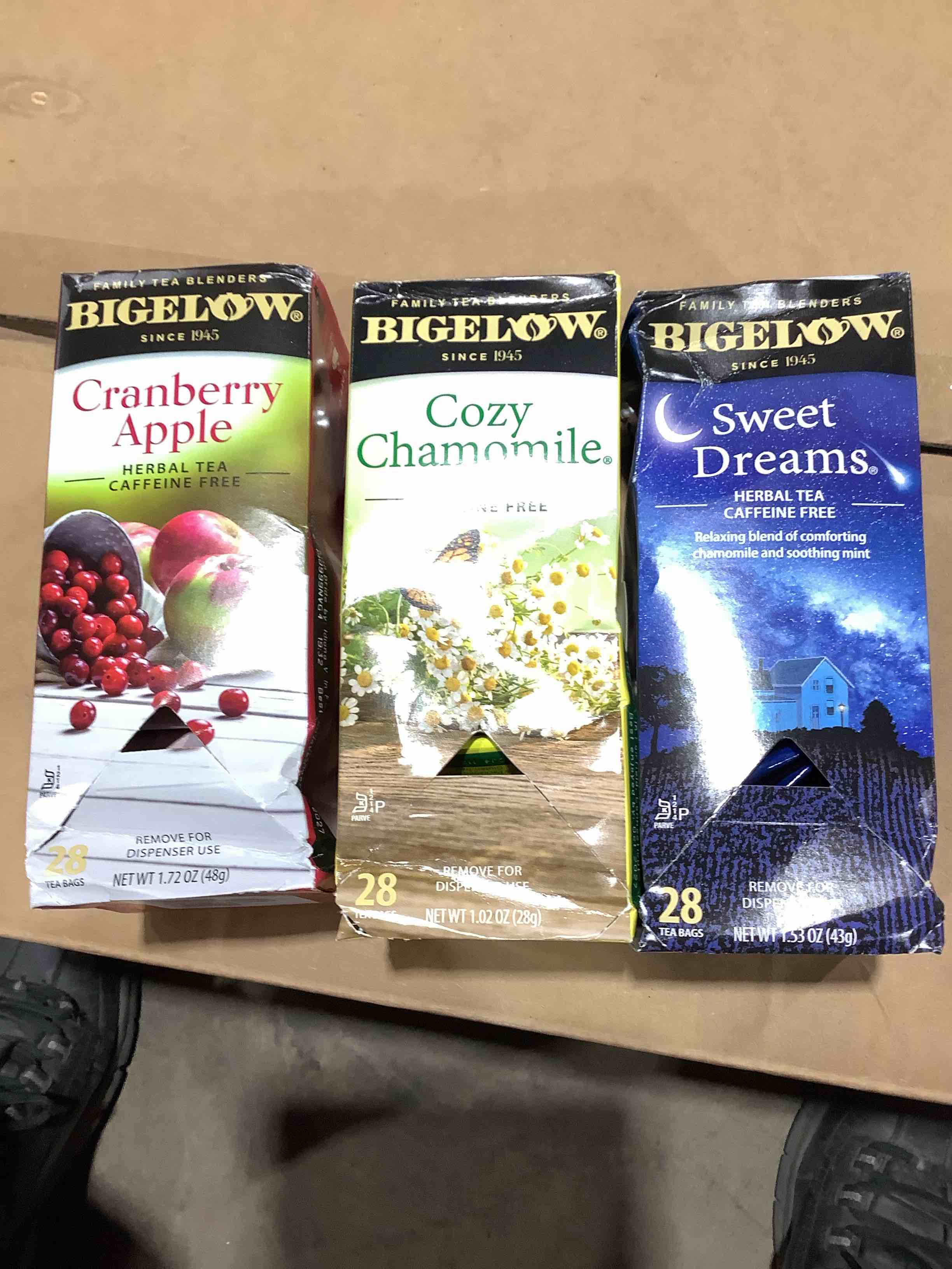Bigelow tea assorted flavors, Best enjoyed by October 2027
