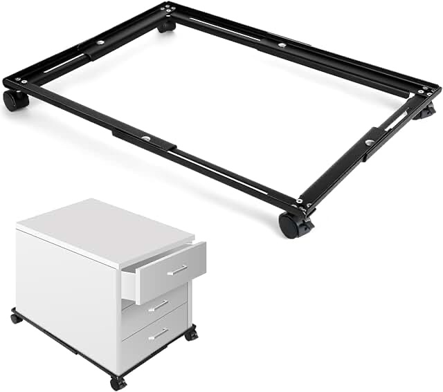 Quill Brand Adjustable File Caddy, Black (52140)