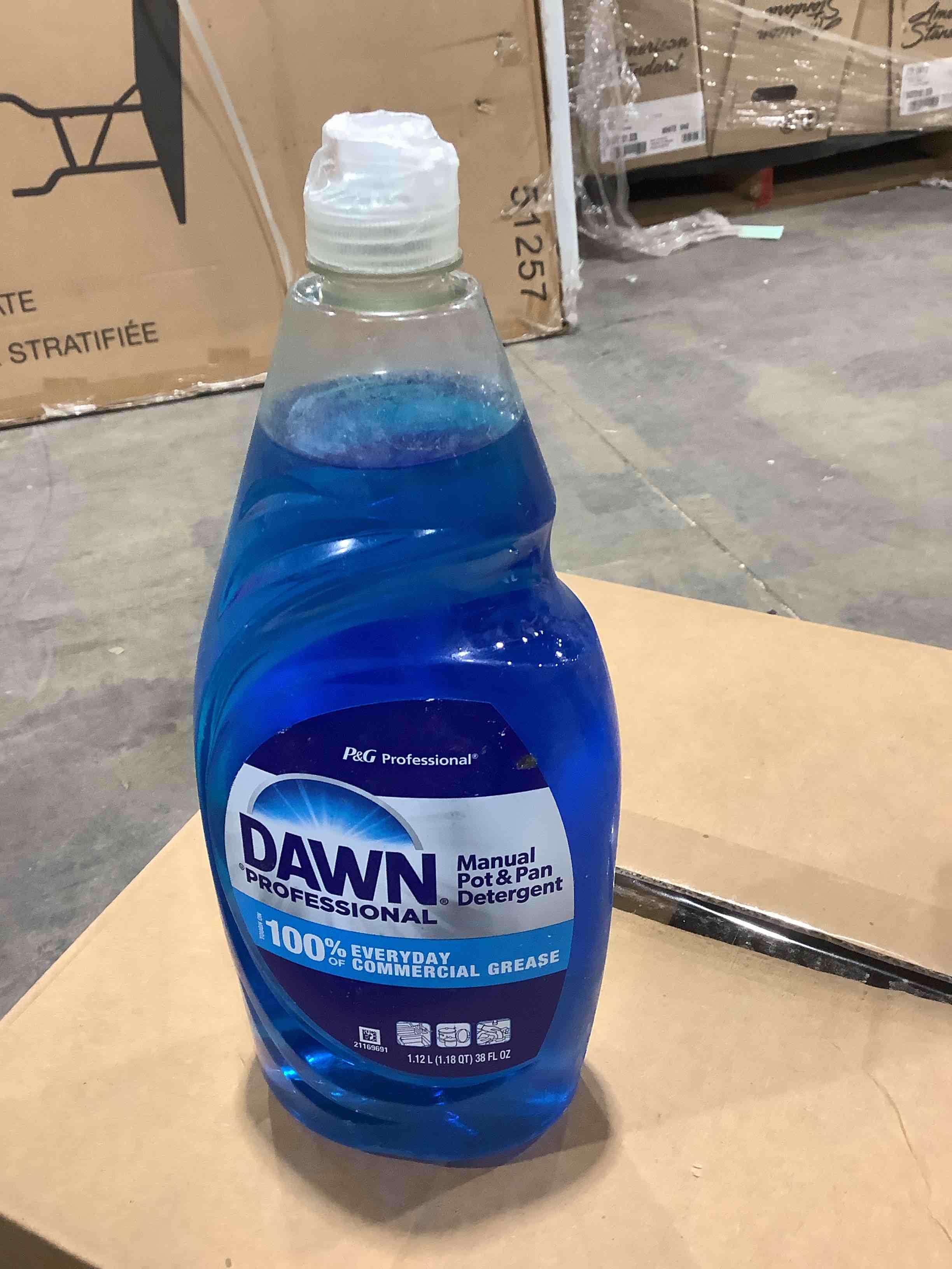 dawn professional manual pot & pan dish detergent  38 oz bottle