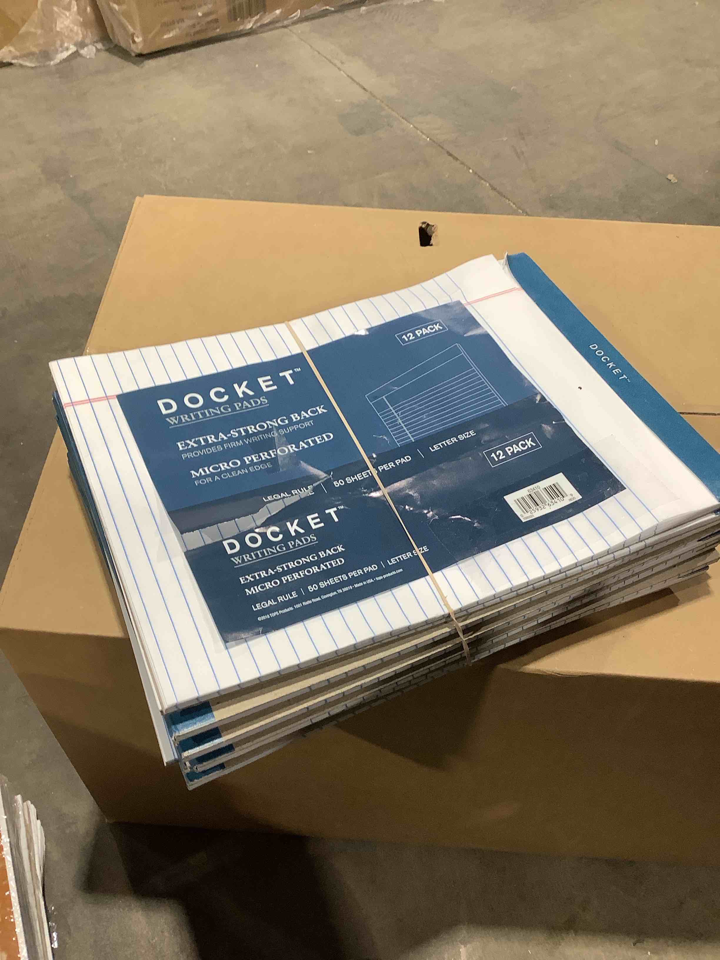 TOPS The Docket Perforated Pads, Letter - White (50 Sheets Per Pad)