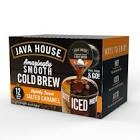 Java House Single-Serve Cold Brew Coffee Pods – Lightly Sweetened Salted Caramel – 100% Arabica – 12 Pods – Shelf Stable  Ready Hot or Iced  Travel-Friendly  TSA Approved, best 9/26