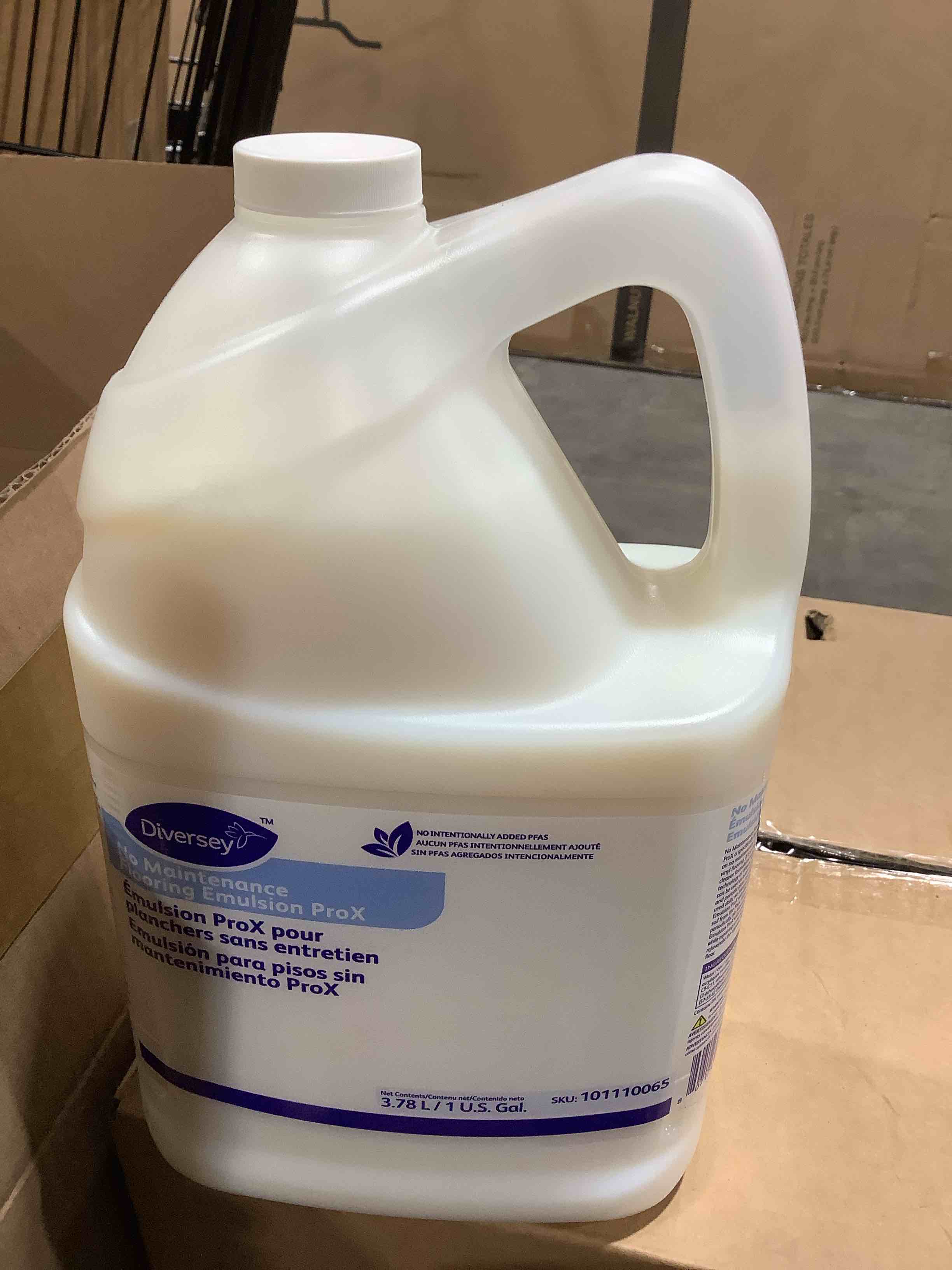 Condition photo showing New/Like New for Diversity no maintenance flooring emulsion Prox