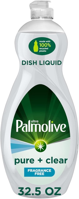 palmolive ultra pure + clear liquid dish soap  spring fresh scent - 32.5 fluid ounce