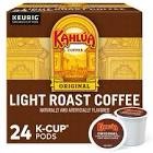 Kahlua  Coffee Original Light Roast K-Cup Coffee Pods  24 Count, best by 9/25