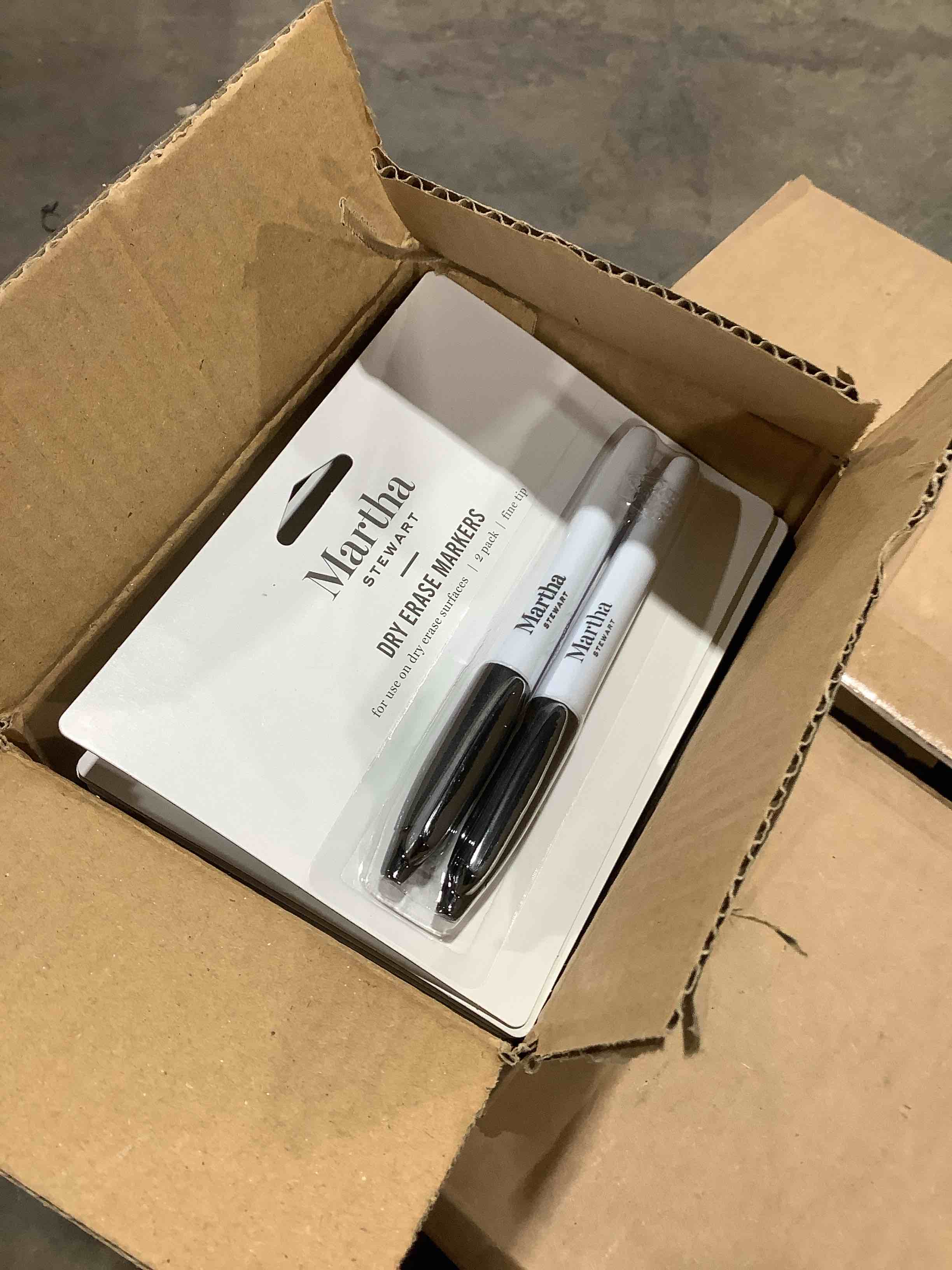 Martha Stewart dry eraser markers two pack fine tip, 12 ct