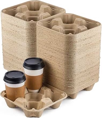 125 count 4 cup cardboard holder