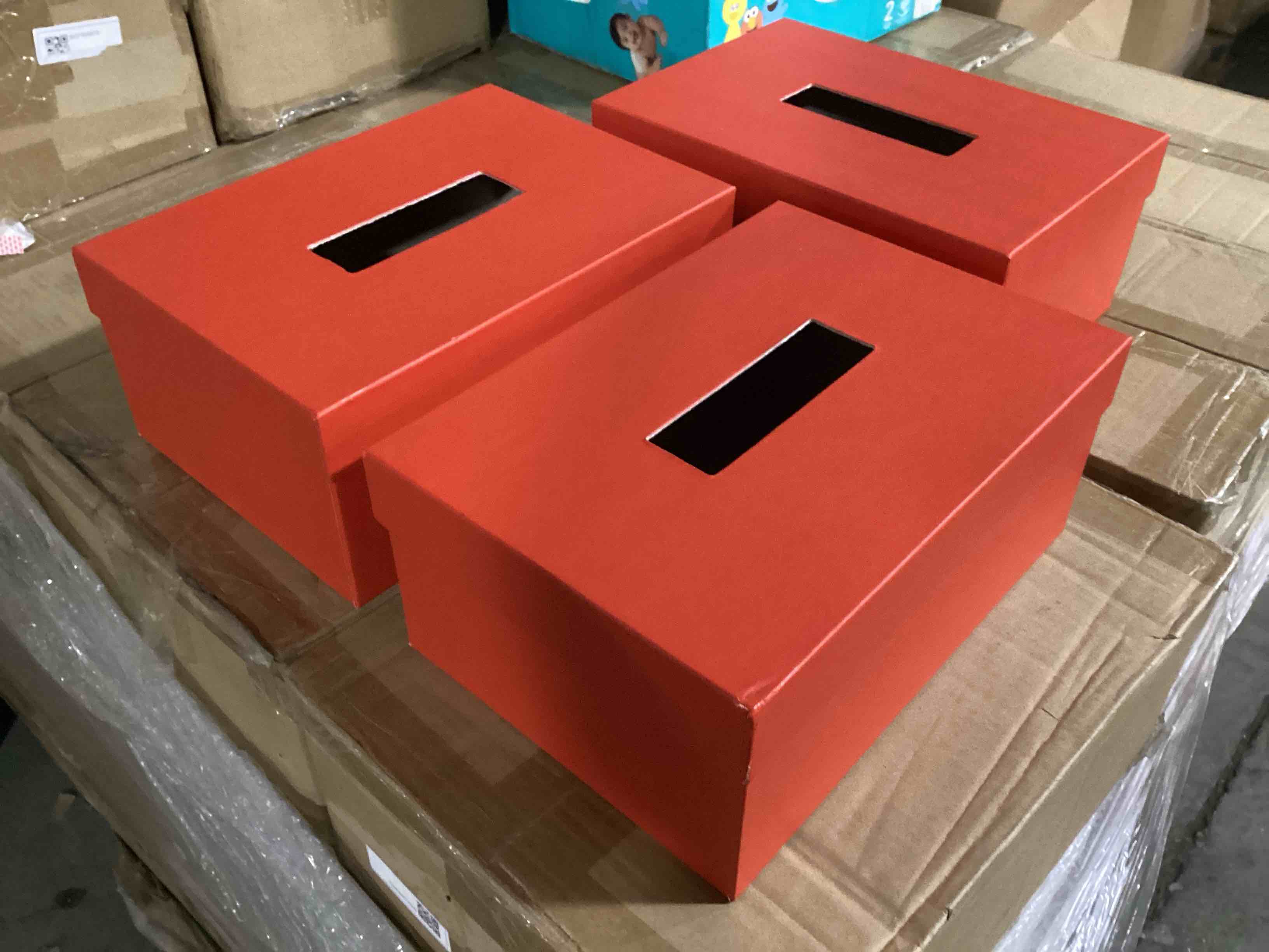 Pack of 3 8"x5" Rectangle Shaped Valentine's Day Gift Box Red - Spritz™