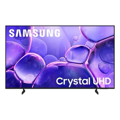 Samsung 50-Inch Class Crystal UHD U8000F 4K Smart TV (2025 Model) Endless Free Content, Crystal Processor 4K, MetalStream Design, Knox Security, Alexa Built-in