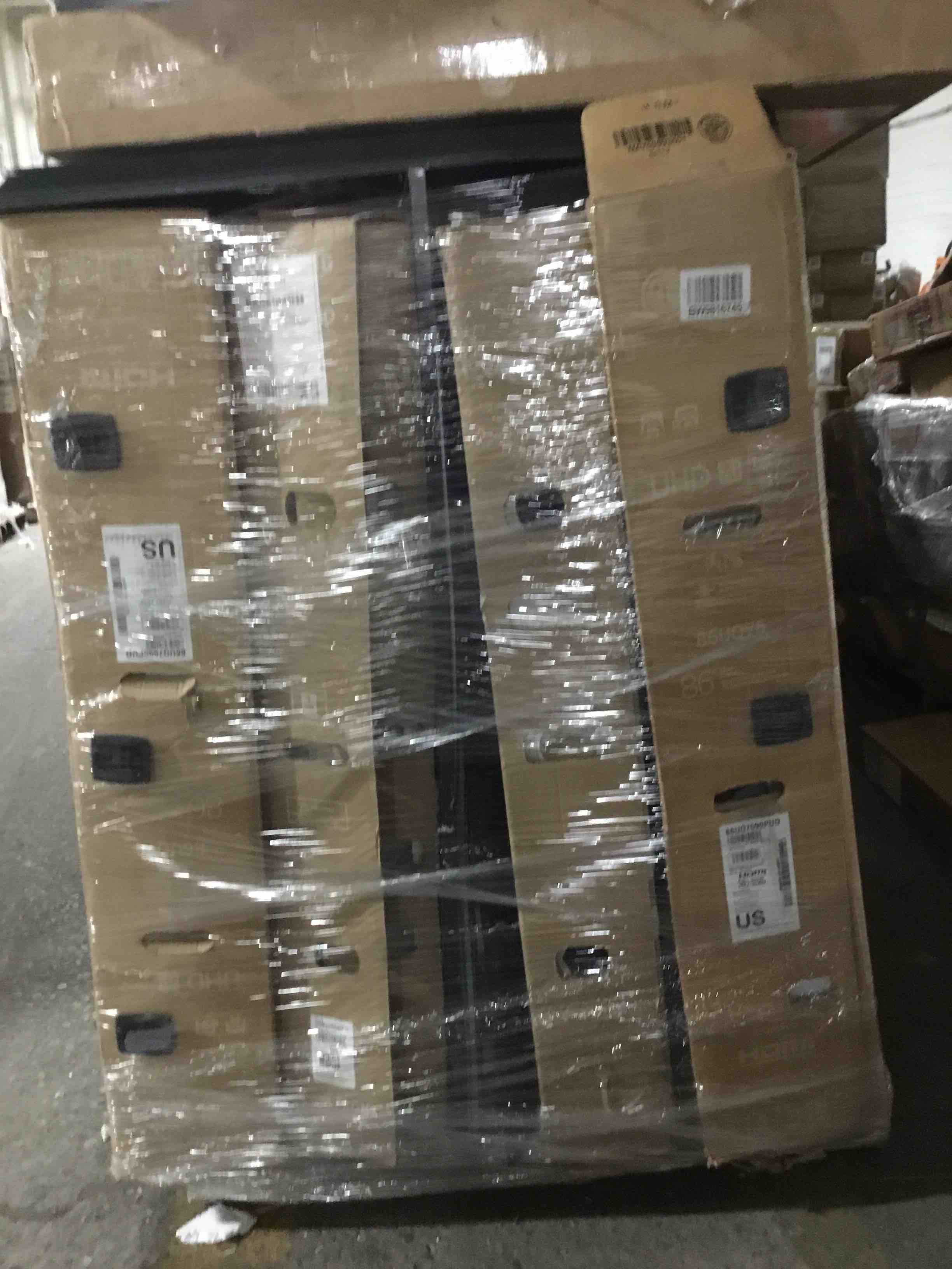 12 tvs most 55” or larger brands like Samsung LG Vizio Ruko for parts or repair