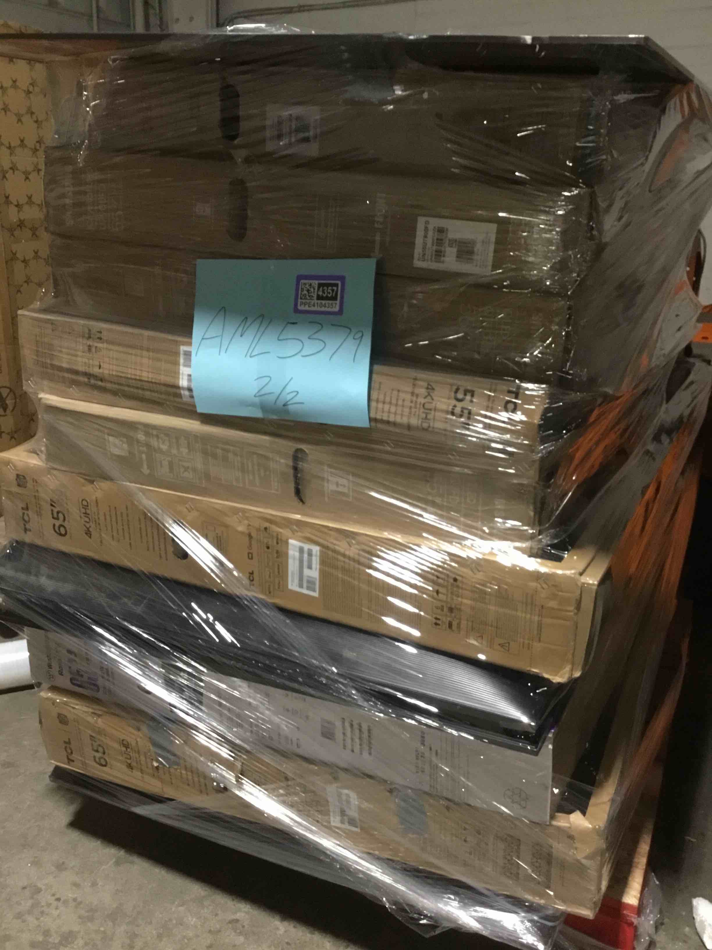 12 tvs most 55” or larger brands like Samsung LG Vizio Roku for parts or repair