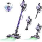 goovi cordless stick vacuum cleaner, blue