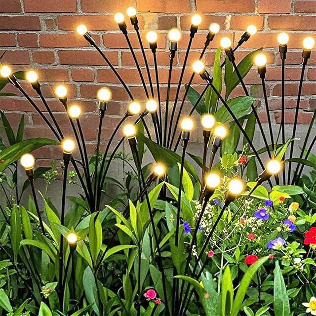 Deck impressions solar firefly stake ball lights model 50445