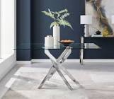 Leonardo six silver dining table legs only