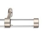 Cambria Designer series 1-1/8” diameter clear acrylic fixed length curtain rod