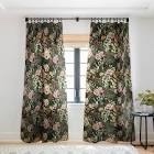 Marta Barragan Camarasa. Bloom floral, sheer single curtain panel.