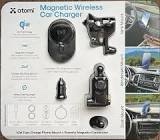 Atomi magnetic wireless car charger