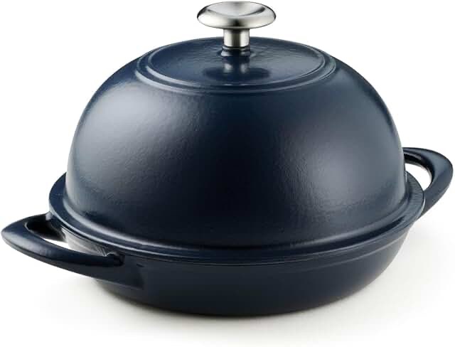 Tramontina 9.5 inch bread oven cast-iron satin navy
