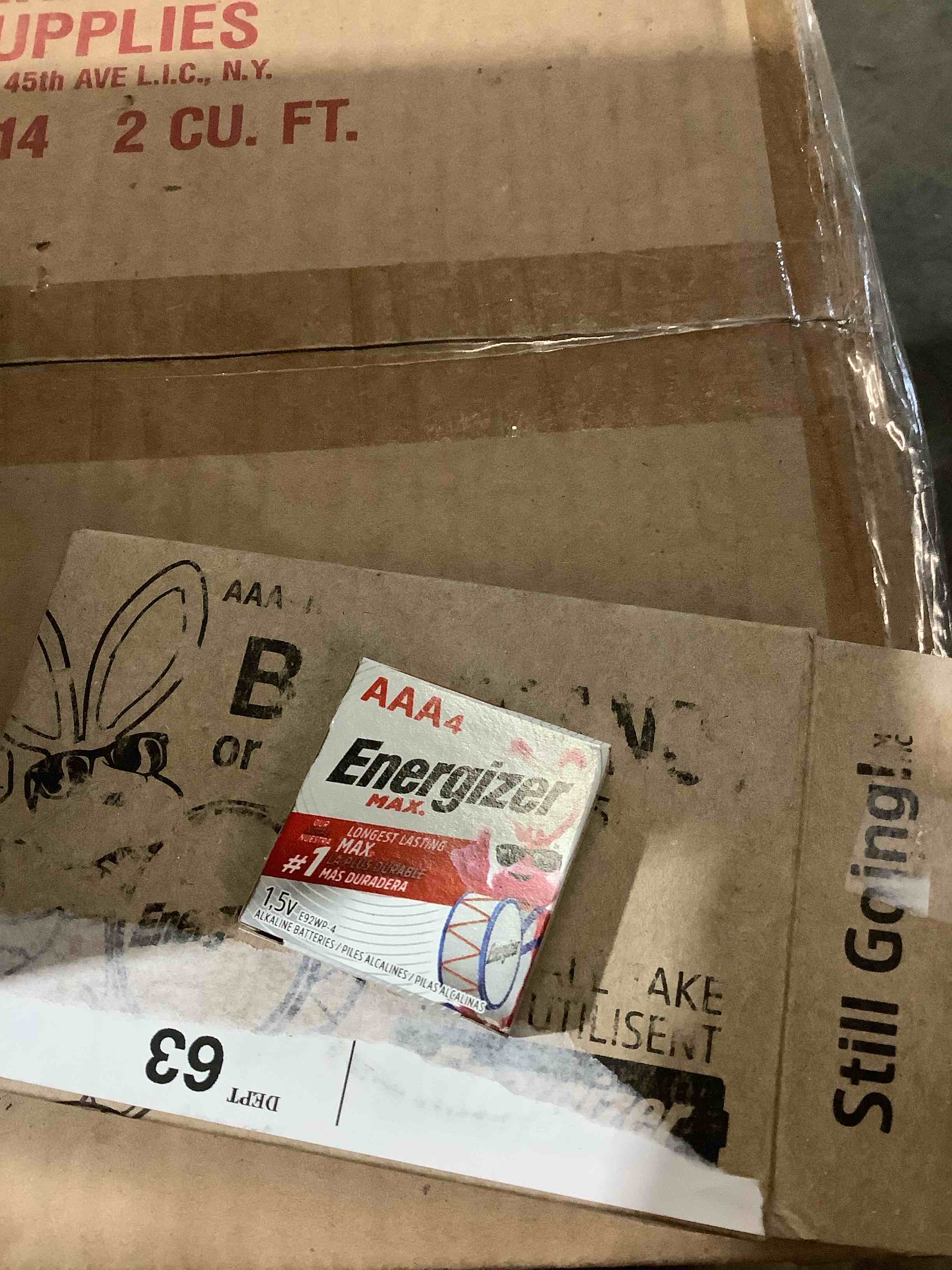 Energizer Max AAA batteries 1.5 V, 48 ct